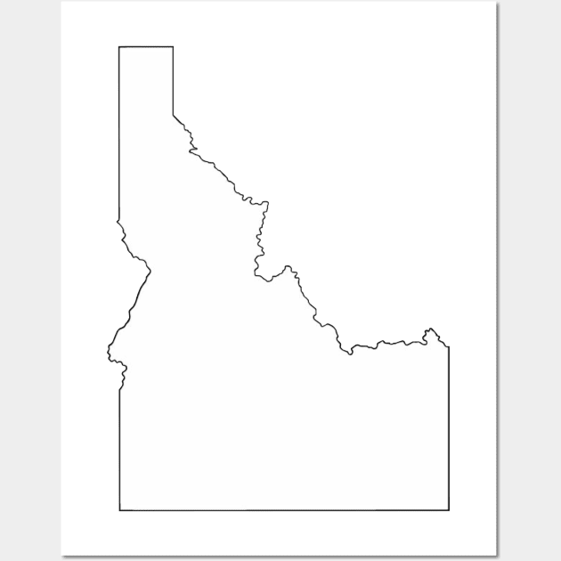 State of Idaho Wall Art by MacGordonsEmporium